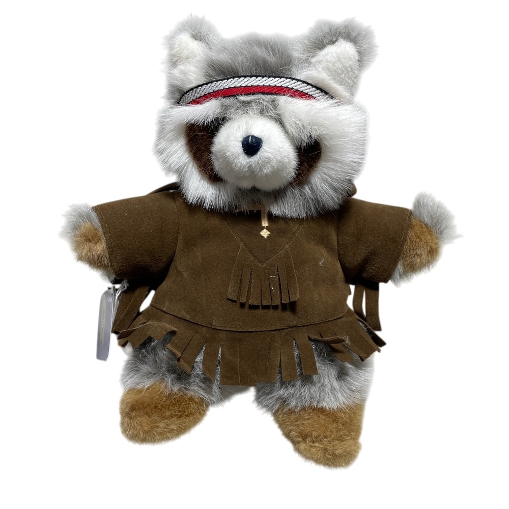 Lone Star Bear Raccoon NEW 10" Tall Native American